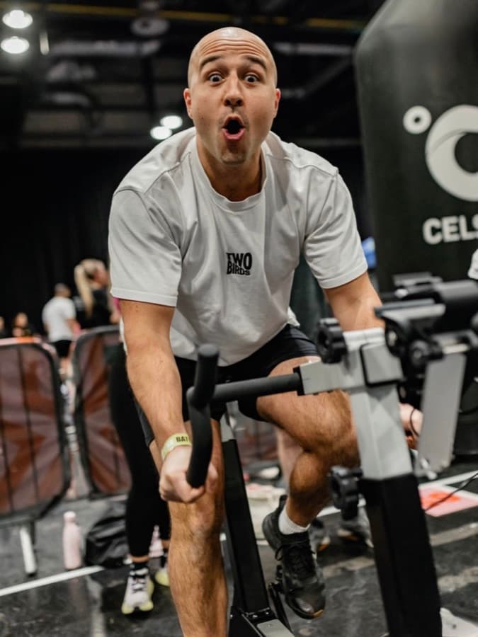 Onya branded gym merchandise worn in the wild